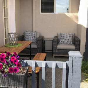 Two Bedroom Suite Patio Seating